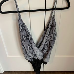 Snakeskin Tobi Bodysuit
